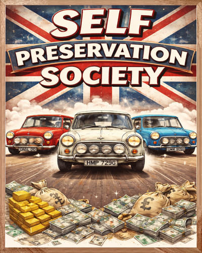 Mini cooper metal - mini, plaque
