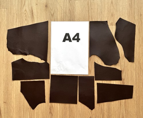 Mahogany brown pebble grain - brown,
