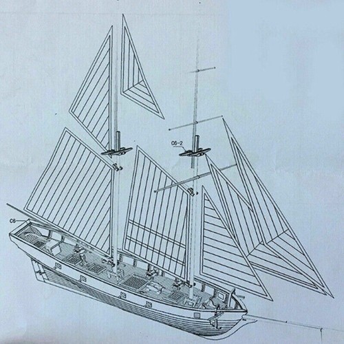100 halcon wooden - halcon, sailing