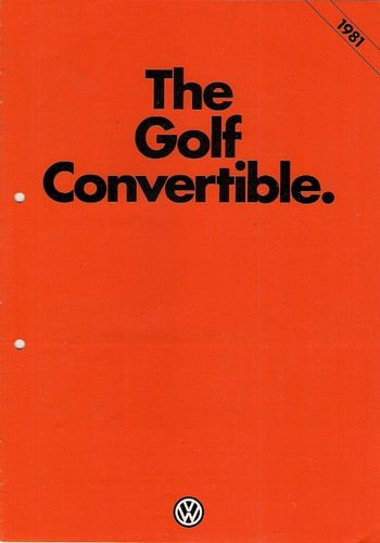 Volkswagen golf convertible - volkswagen,