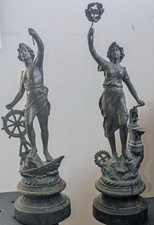 Antique bronzed Spelter