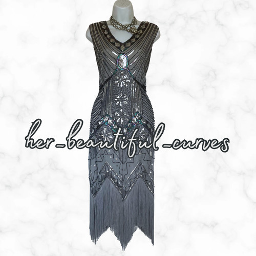 20s gatsby sequinned - gatsby, beaded