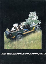 Jeep CJ7 Renegade range UK market full colour sales brochure