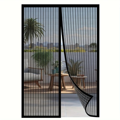Magnetic insect door screen - magnetic,