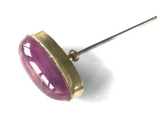 Vintage Glass Cabochon hatpin