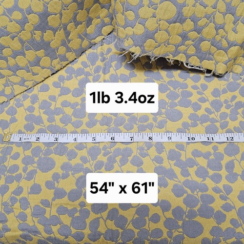 Woven jacquard fabric yellow - woven,