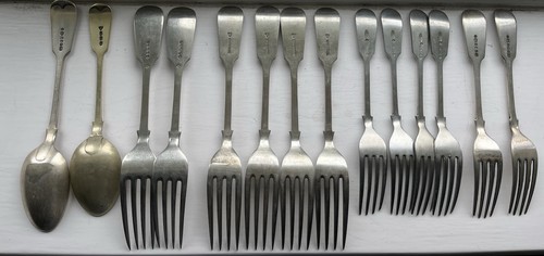 Silver and plated - and,