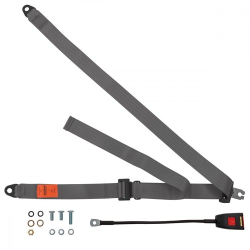 Front static seat belt for - front,