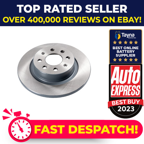 Brake discs pair solid - pair, fits