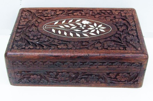 Vintage carved hardwood - vintage,