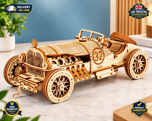Wooden car puzzle - 3d, diy