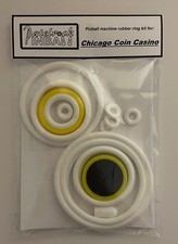 1972 Chicago Coin Casino Pinball Machine Rubber Ring Kit