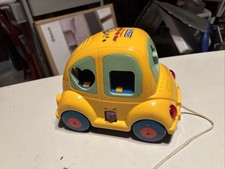Vtech Little Smart Sort N Go Pull Along Musical Car NO SHAPE PIECES