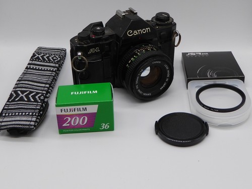 Canon 35mm slr film - a1,