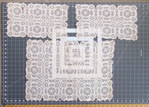 Lot antique table linens - of,
