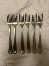 6 x David Mellor Cutlery Stainless Steel Small 6” Dessert Forks