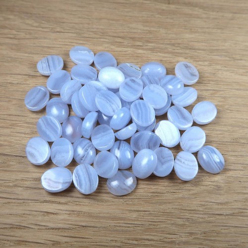 Blue lace agate cabochons - lace,