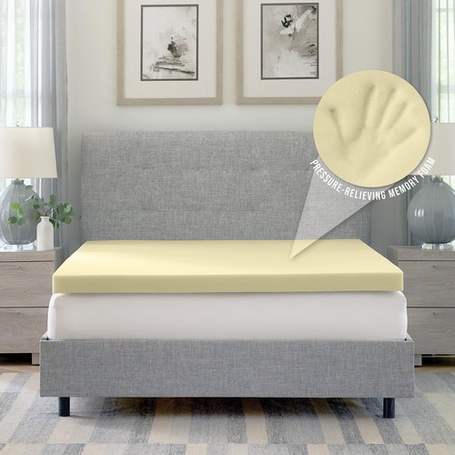 Memory foam mattress topper - memory, in