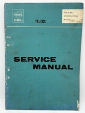 VOLVO Trucks Service Manual - Part 0(03) Specification 86 Series Car