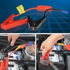 Portable Jump Starter Cable Alligator Clamp Clip Connector Battery EC5 Plug