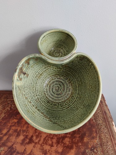 Vintage studio pottery green - vintage,