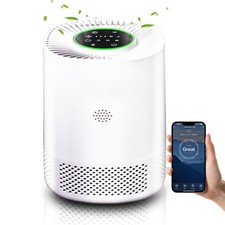 Air Purifier True HEPA Filter Ioniser Medical Grade Smart with App Alexa Smoke