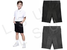 BOYS SCHOOL SHORTS ZIP+CLIP