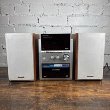 Panasonic SA-PM53 5 CD Changer Stereo System   Am/FM Radio Mp3 / Tape Read Desc