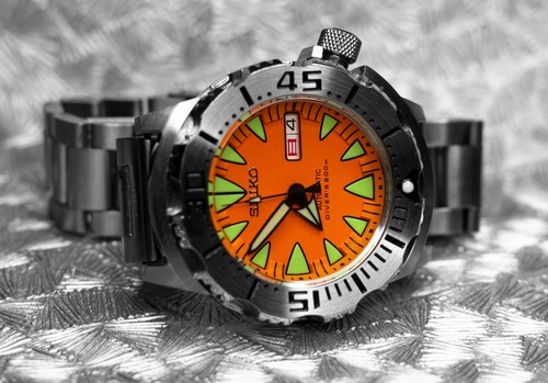 Seiko orange monster - orange,