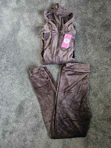 Girls velour tracksuit - girls,