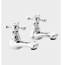 Francis Pegler Mercia Traditional Chrome Bath Taps 922088