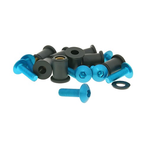 Vicma aluminum nuts - set, m5x16