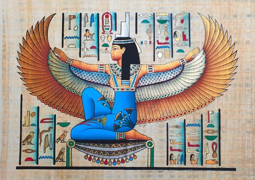 Egyptian papyrus painting - painting,