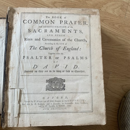 Antique old bible - book, 1769