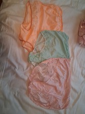 Vintage Nylon Granny Lacey L