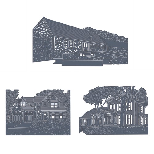 Villa village house metal - house,