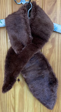 Vintage Light Brown Real Fox