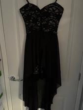 Quiz Black With Nude Underlay