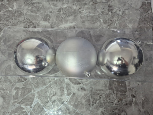 Set jumbo baubles 20cm - 3,