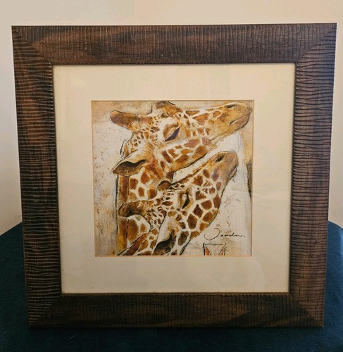 Framed wooden art - art, print