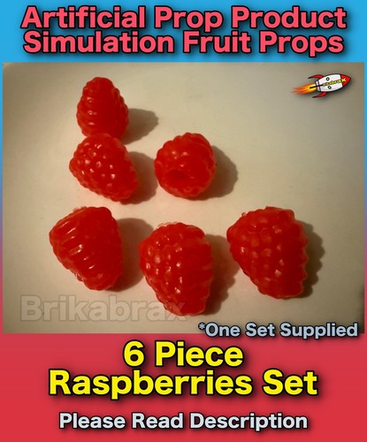 Piece artificial raspberries - 6,