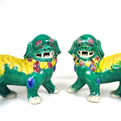 Oriental art ceramic statues - oriental,