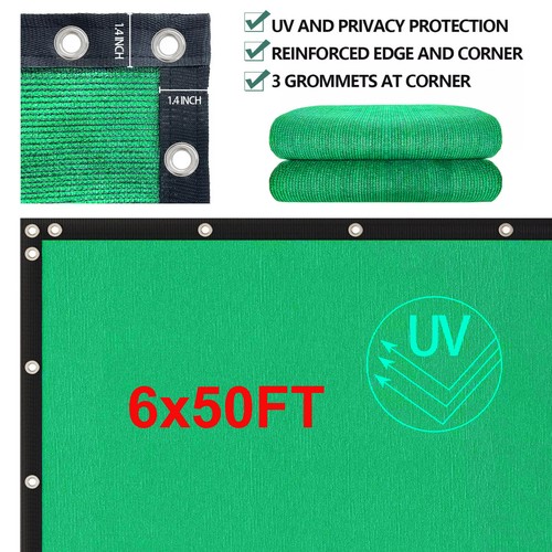 50ft green fence privacy - 50ft,