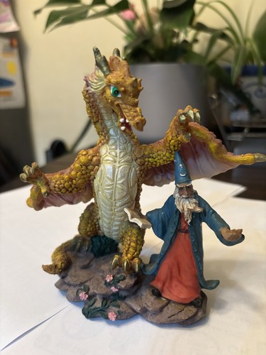 Fantasy wizard dragon - fantasy,