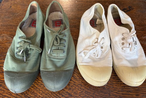 Bensimon lace canvas tennis - canvas,