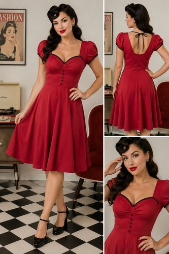 Nwt lindy bop red black - nwt,