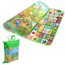 200X180CM 2 SIDE PLAY MAT KIDS CRAWLING EDUCATIONAL GAME SOFT FOAM PICNIC CARPET