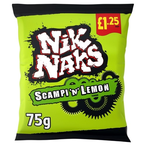Packs nik naks scampi n - 6,