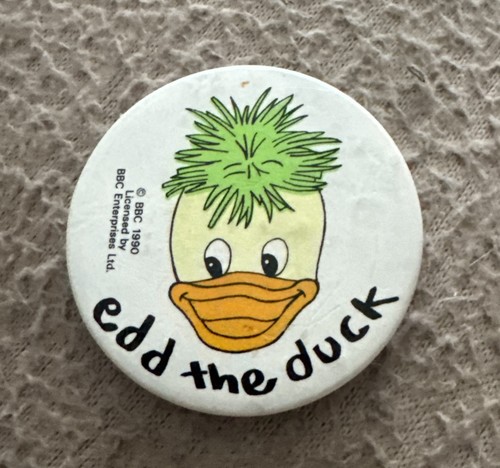 Edd the duck pin button - edd, badge
