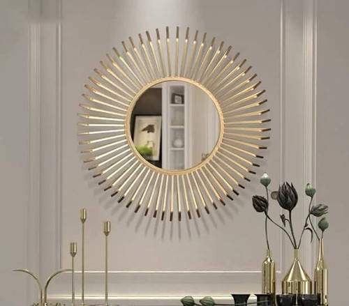New 68cm sunburst mirror with - new,